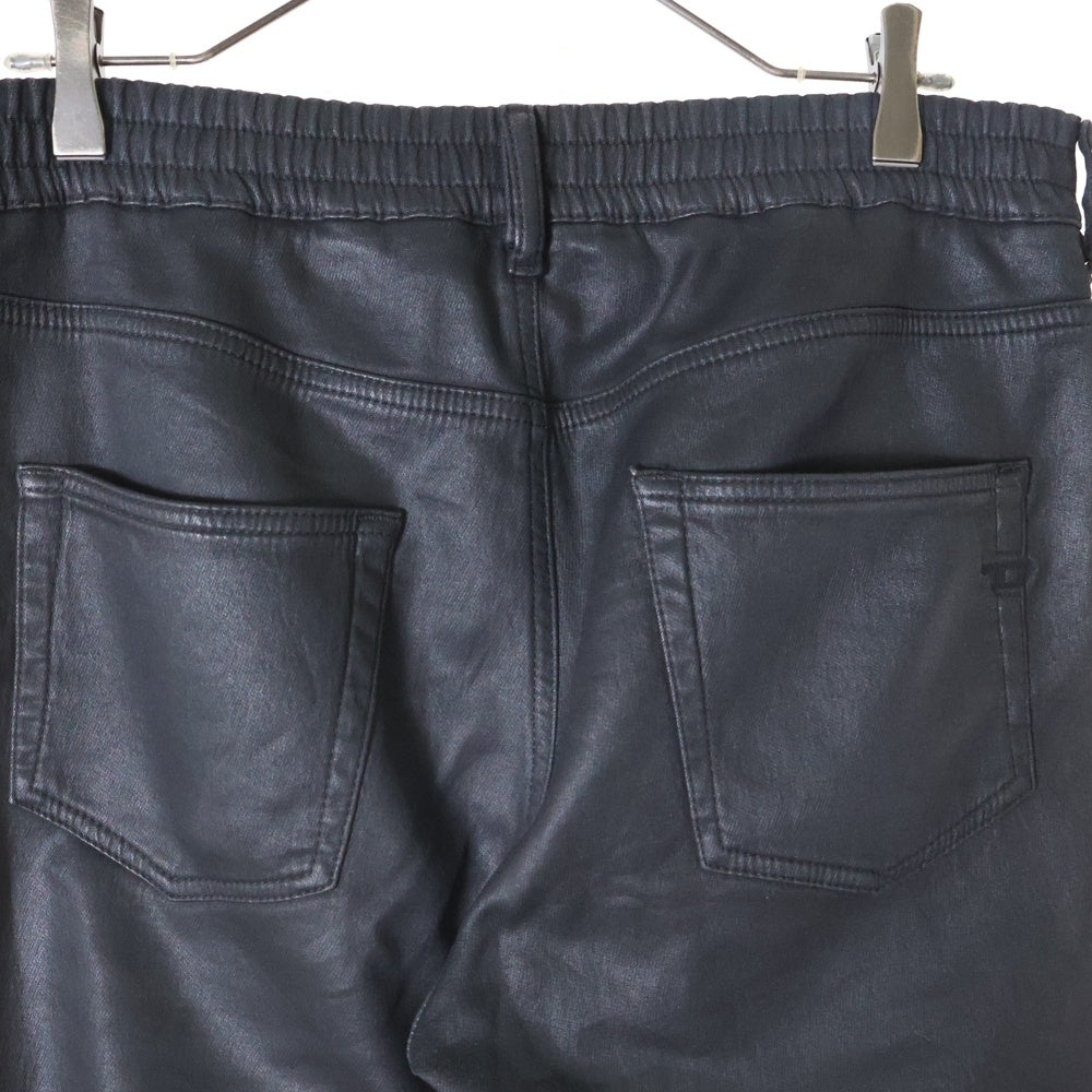 DIESEL(ディーゼル) SLIM 2060 D-STRUKT JOGGJEANS ウエストリブ切り替え スリムフィット スキニージーンズ デニムパンツ ブラック A15377