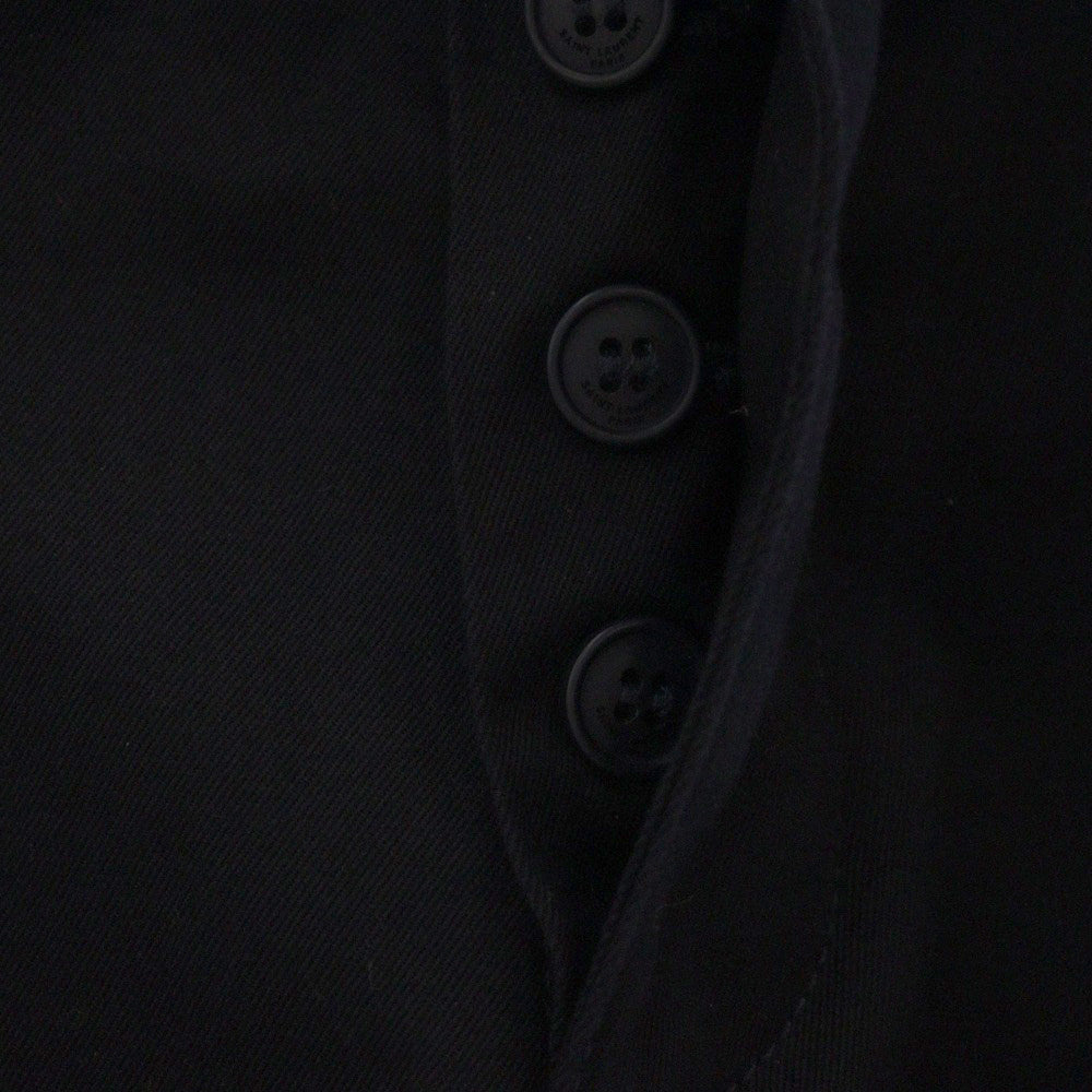 SAINT LAURENT PARIS(サンローランパリ) ボタンフライ ストレッチ スリムフィット スキニーチノパンツ ネイビー 582300 Y812K