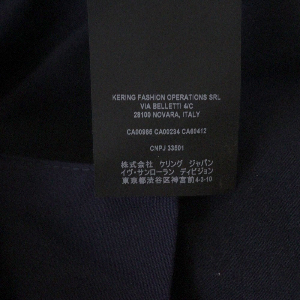 SAINT LAURENT PARIS(サンローランパリ) ボタンフライ ストレッチ スリムフィット スキニーチノパンツ ネイビー 582300 Y812K