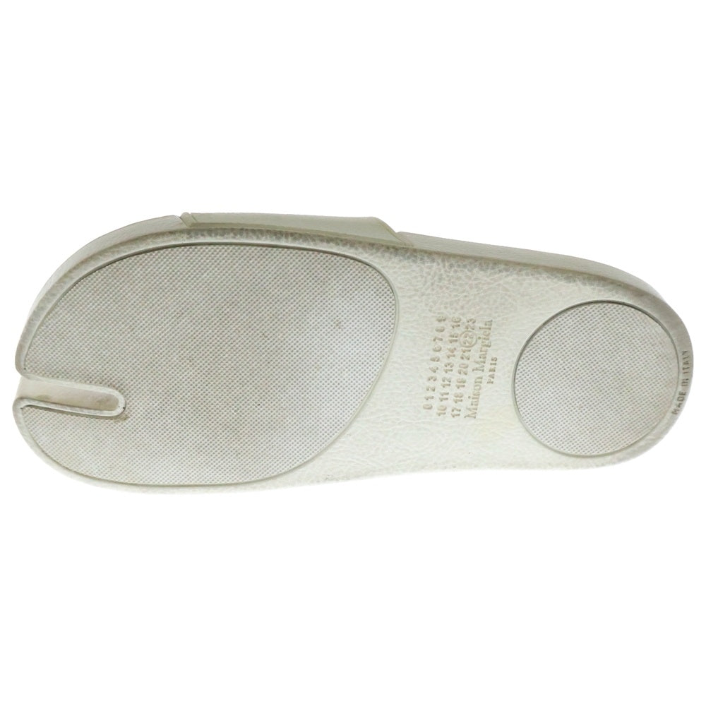 Maison Margiela 22(メゾンマルジェラ) 21SS カレンダータグ ロゴ 足袋 シャワーサンダル ホワイト レディース S58WX0092