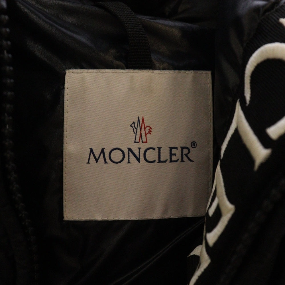 MONCLER(モンクレール) 21AW MONTCLA GIUBBOTTO モンクラー ロゴ フーデット ダウンジャケット ブラック G20911A00144