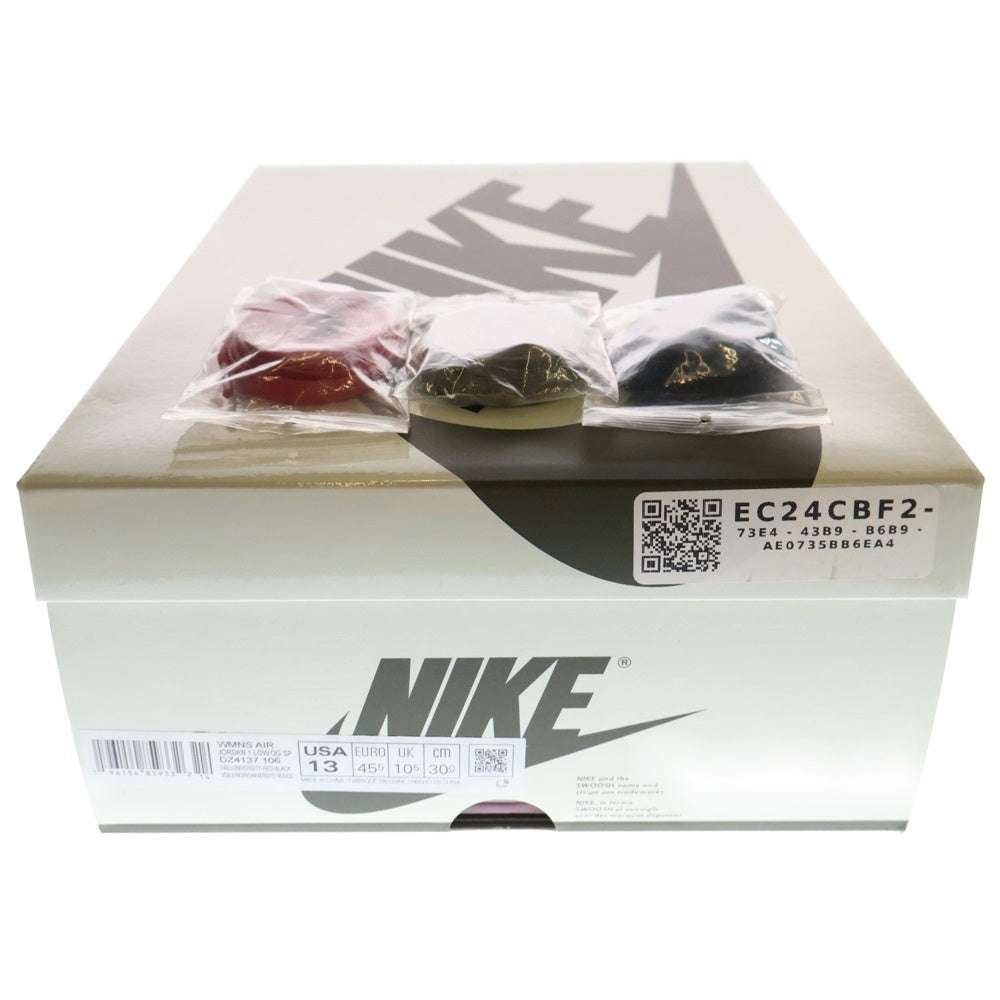 NIKE(ナイキ) ×TRAVIS SCOTT WOMEN'S AIR JORDAN 1 LOW OG OLIVE トラヴィススコット ウィメンズ エアジョーダン1 ローカットスニーカー US13/30cm DZ4137-106
