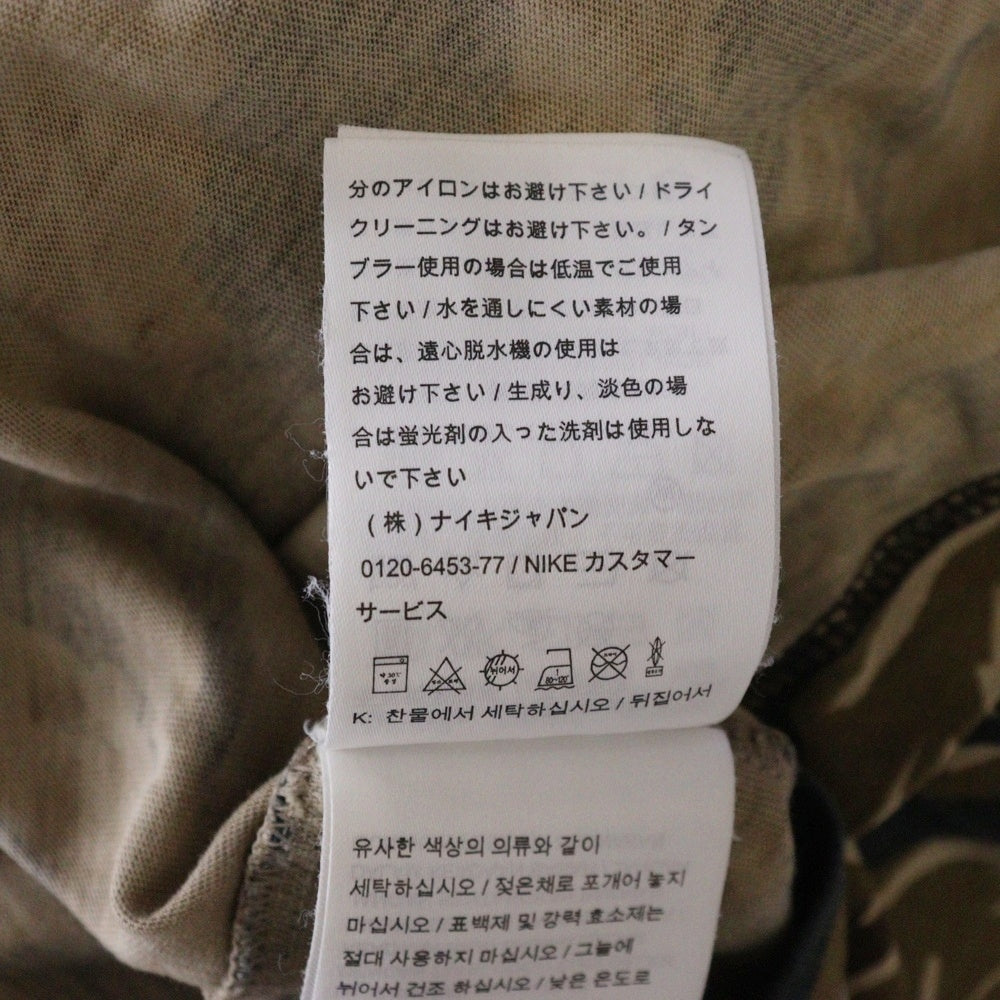 NIKE(ナイキ) TIGER CAMO L/S TEE タイガーカモ柄Tシャツ 長袖クルーネックカットソー ブラウン/ブラック 916433-235