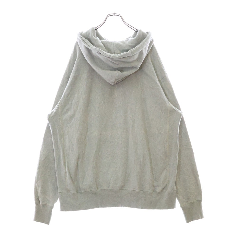 READY MADE(レディメイド) 21AW HOODIE R MUTT アールマット スウェット プルパーカー グレー RE-CO-GR-00-00-195