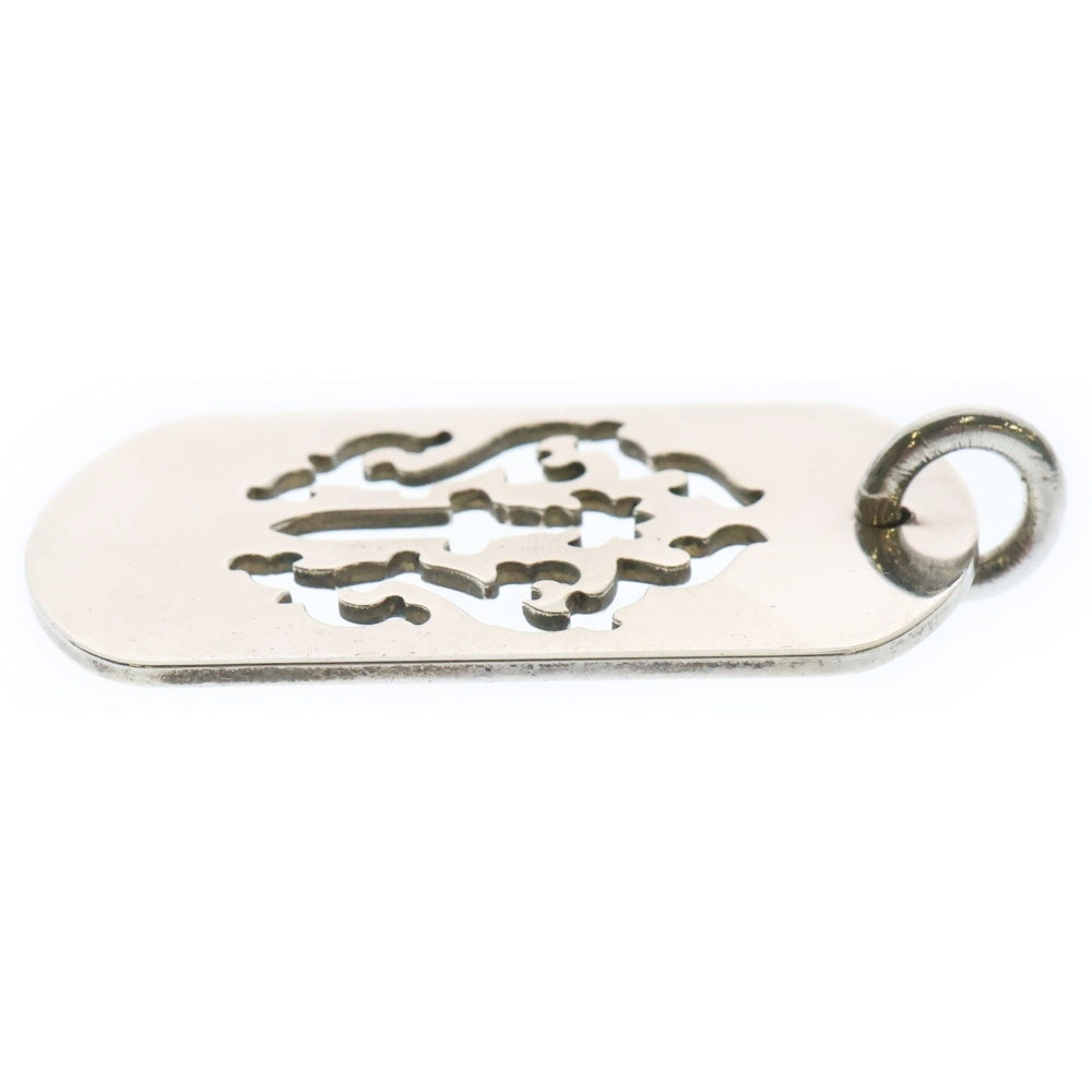 CHROME HEARTS(クロムハーツ) D TAG LRG DAGGER ヴァインダガーカットアウトドッグタグ ラージ ペンダントトップ シルバー BCA240