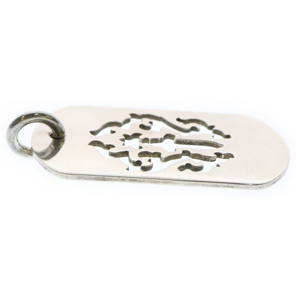 CHROME HEARTS(クロムハーツ) D TAG LRG DAGGER ヴァインダガーカットアウトドッグタグ ラージ ペンダントトップ シルバー BCA240