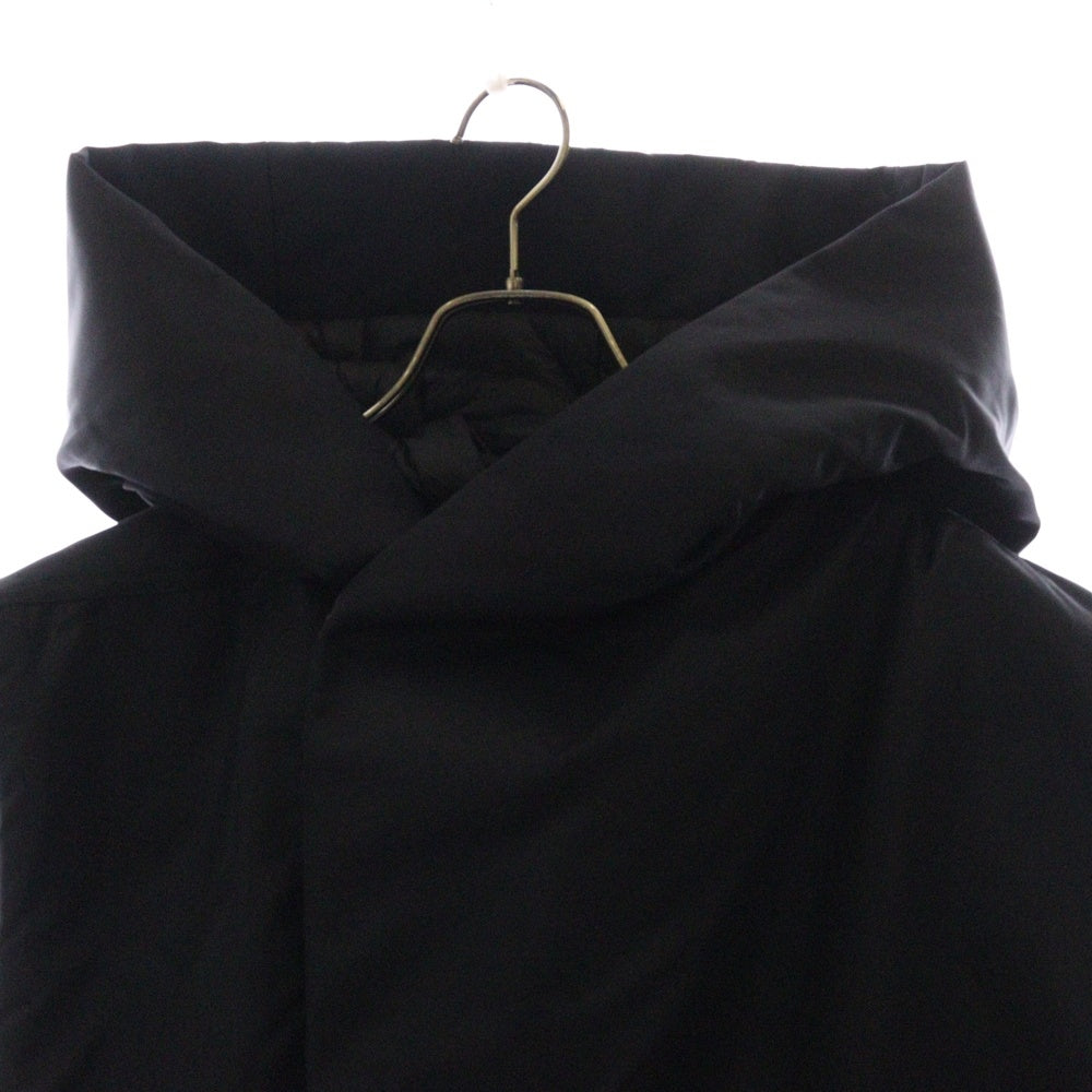 Rick Owens(リックオウエンス) 23AW HOODED LINER COAT フーデッド ライナー ナイロンコート ノースリーブ ブラック RR02C7921-BR
