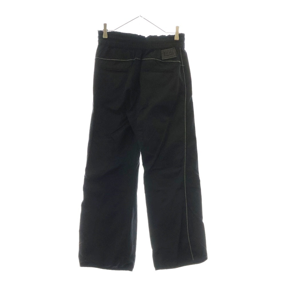 DIESEL(ディーゼル) 22AW P-SMILACE TROUSERS ステッチデザインコットン トラウザー パンツ レディース ブラック A06338