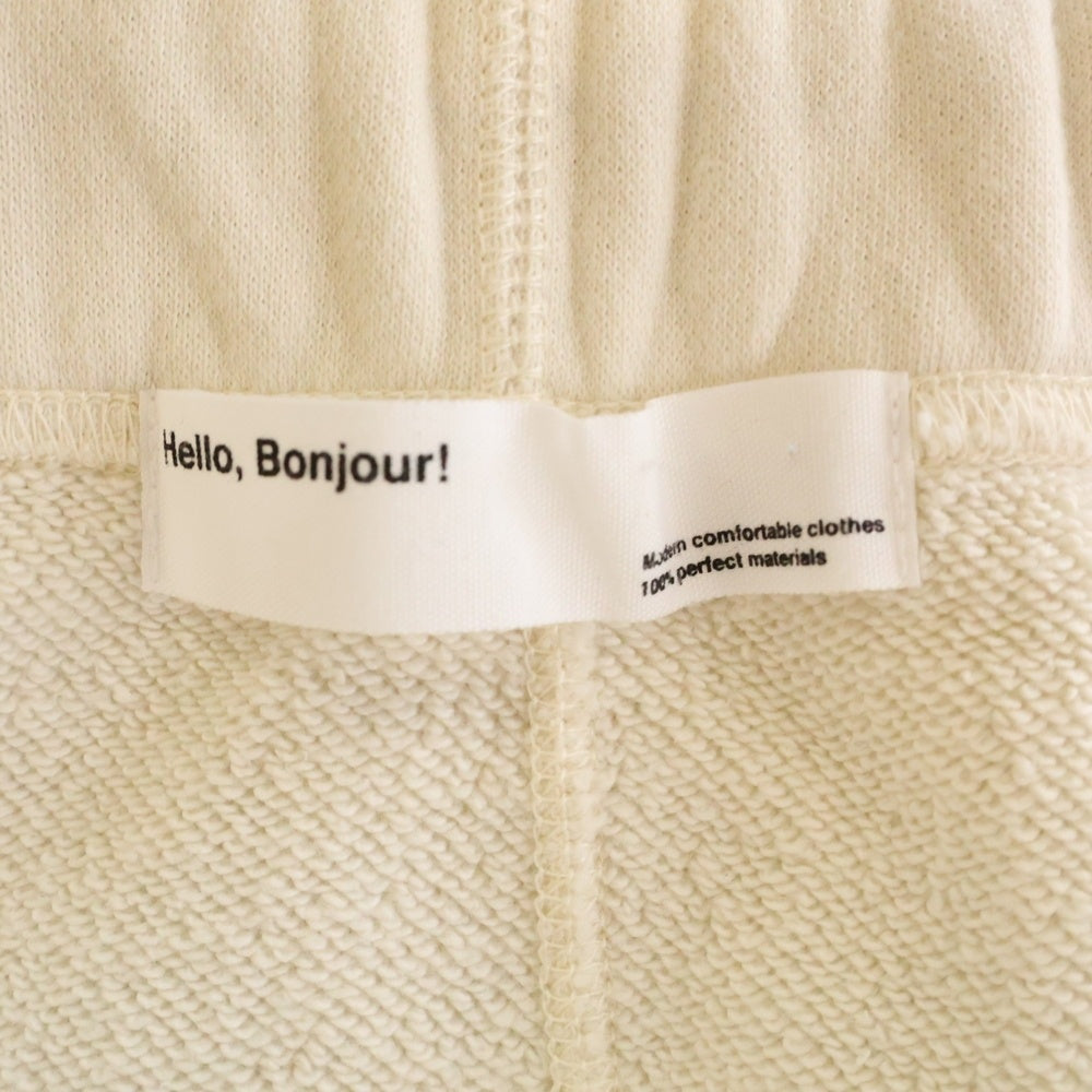 L'Appartement(アパルトモン) 24SS L´Appartement Sarrouel Sweat Pants サルエルスウェットパンツ アイボリー 24-030-560-9101-1-0