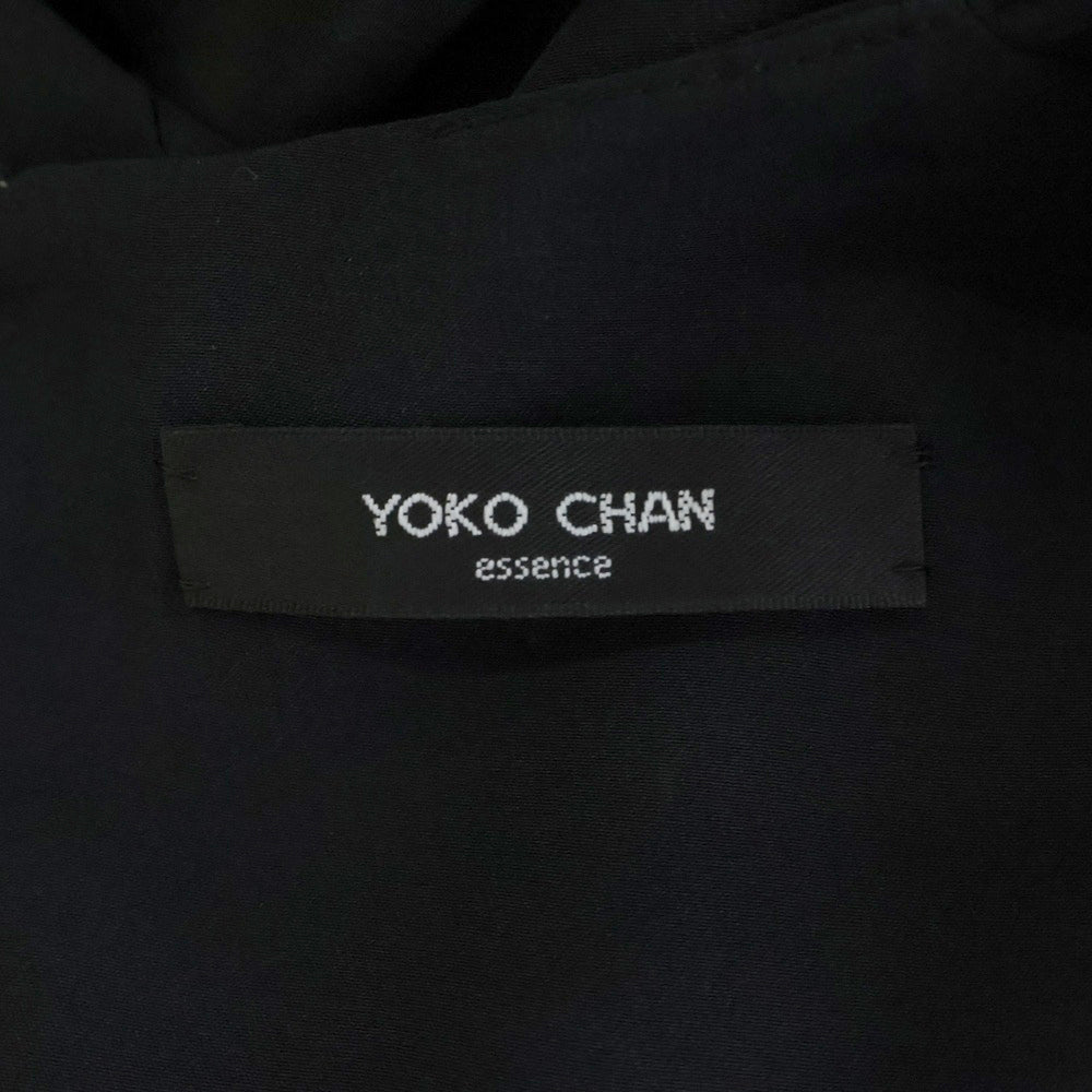 YOKO CHAN(ヨーコ チャン) 17SS ワンピース シルク切替 Vネック ワンピース ブラック レディース YED1176-008