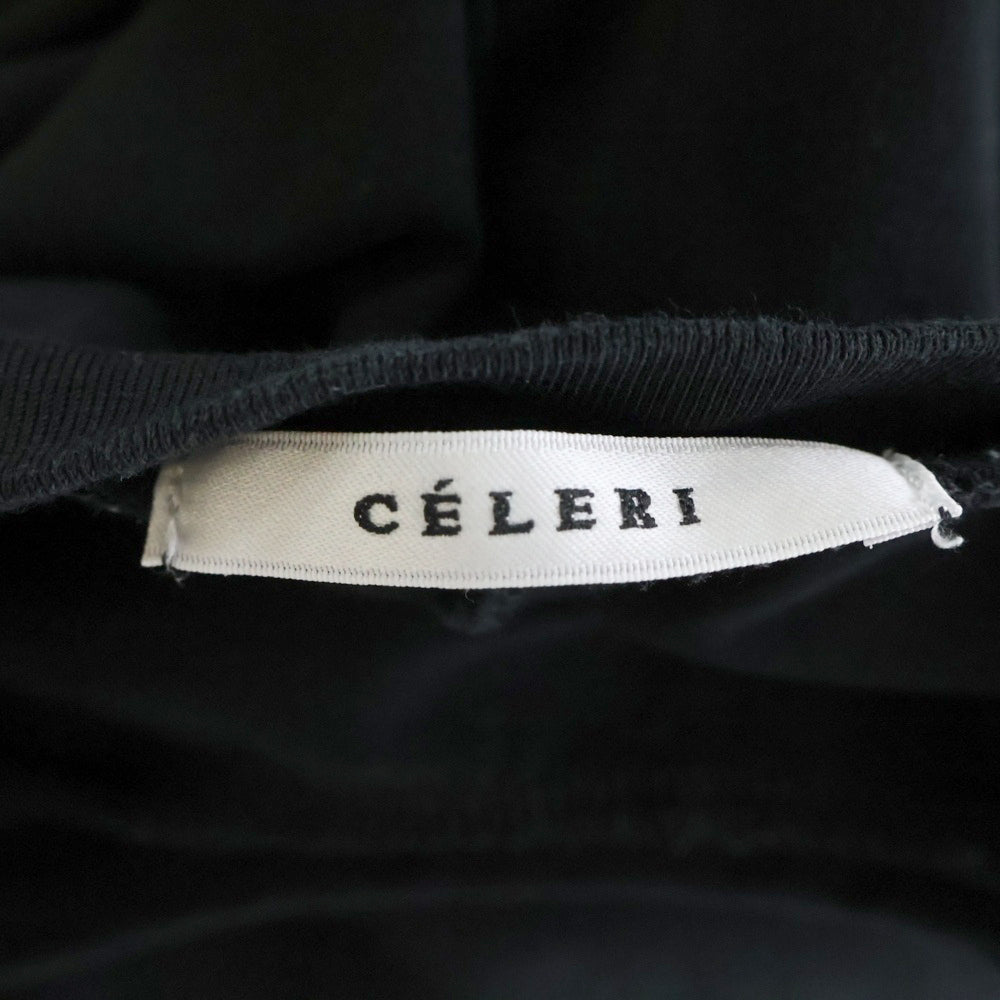 CELERI(セルリ) 24SS BACK スリットワンピース ブラック レディース CA24DEU-OP25