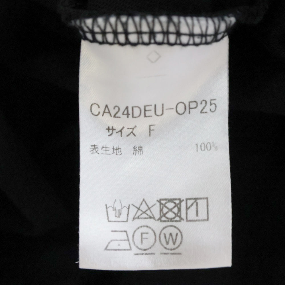 CELERI(セルリ) 24SS BACK スリットワンピース ブラック レディース CA24DEU-OP25