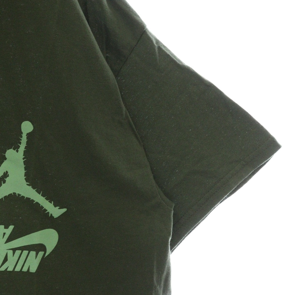 NIKE(ナイキ) ×TRAVIS SCOTT CACTUS JACK JORDAN HIGHEST T-SHIRT トラヴィススコット カクタスジャック ジョーダン ハイエストTシャツ 半袖クルーネックカットソー グリーン