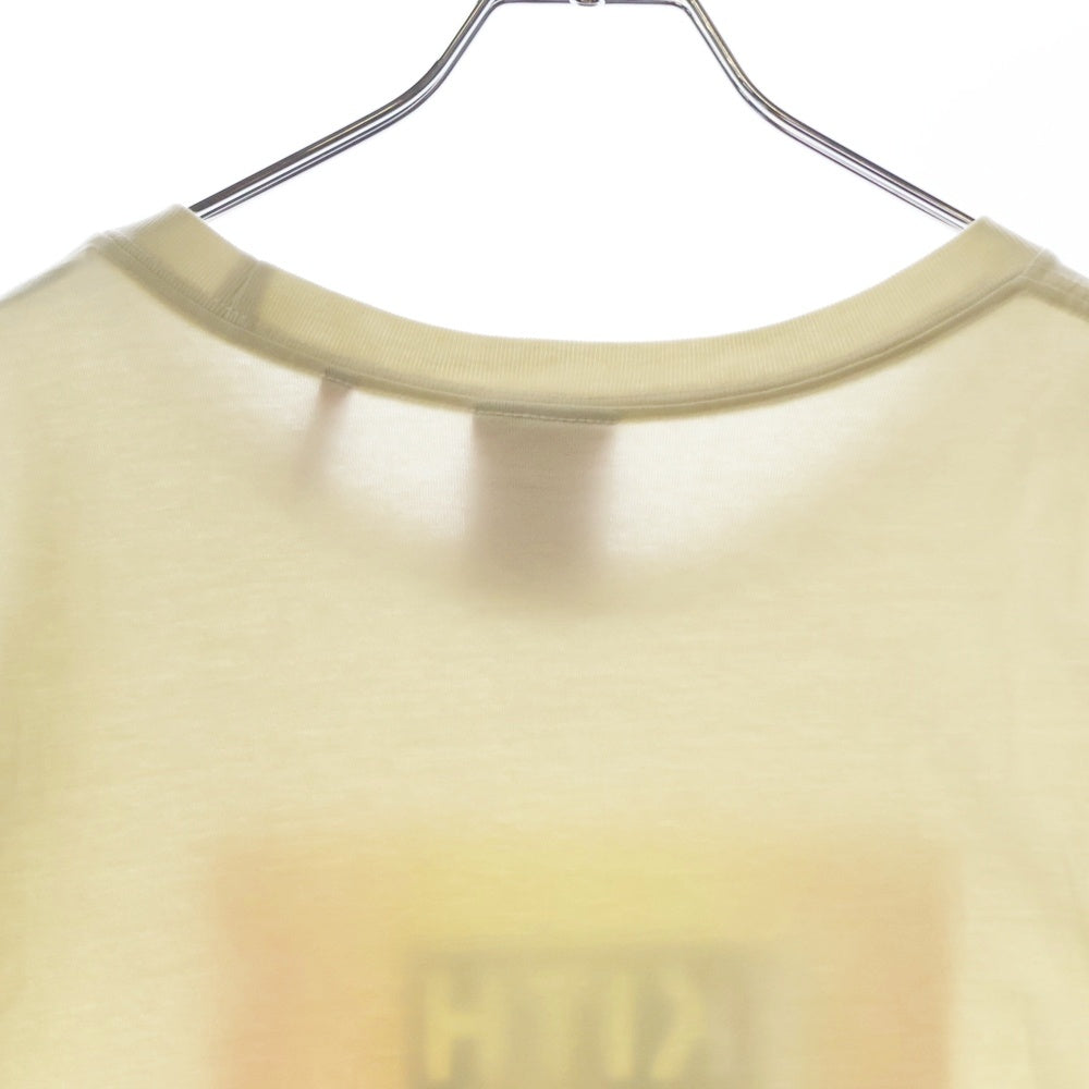 KITH(キス) 20SS ×COCA COLA SPOTLIGHT VINTAGE TEE コカ・コーラ フロントプリントTシャツ 半袖クルーネックカットソー ベージュ KH3883