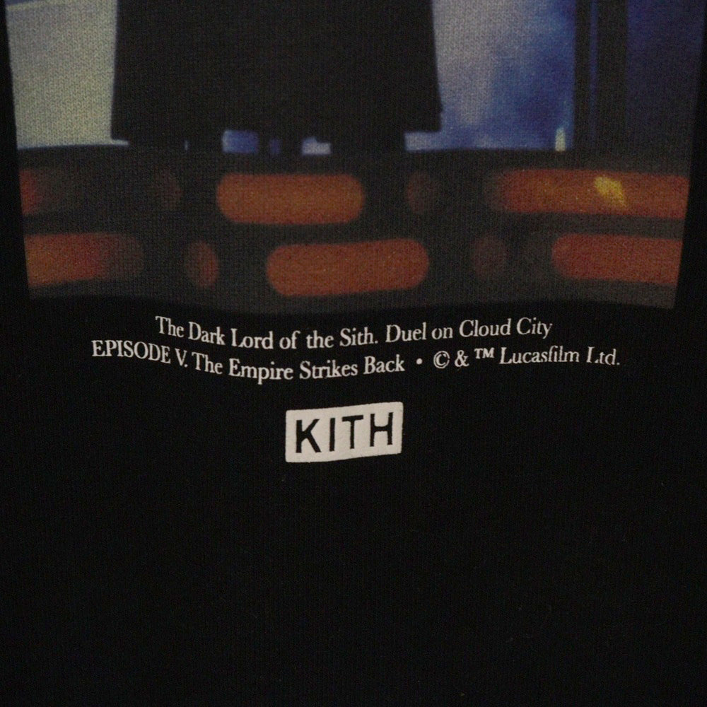 KITH(キス) ×STAR WARS VADER CREWNECK スターウォーズ クルーネックスウェットトレーナー ブラック KHM030211
