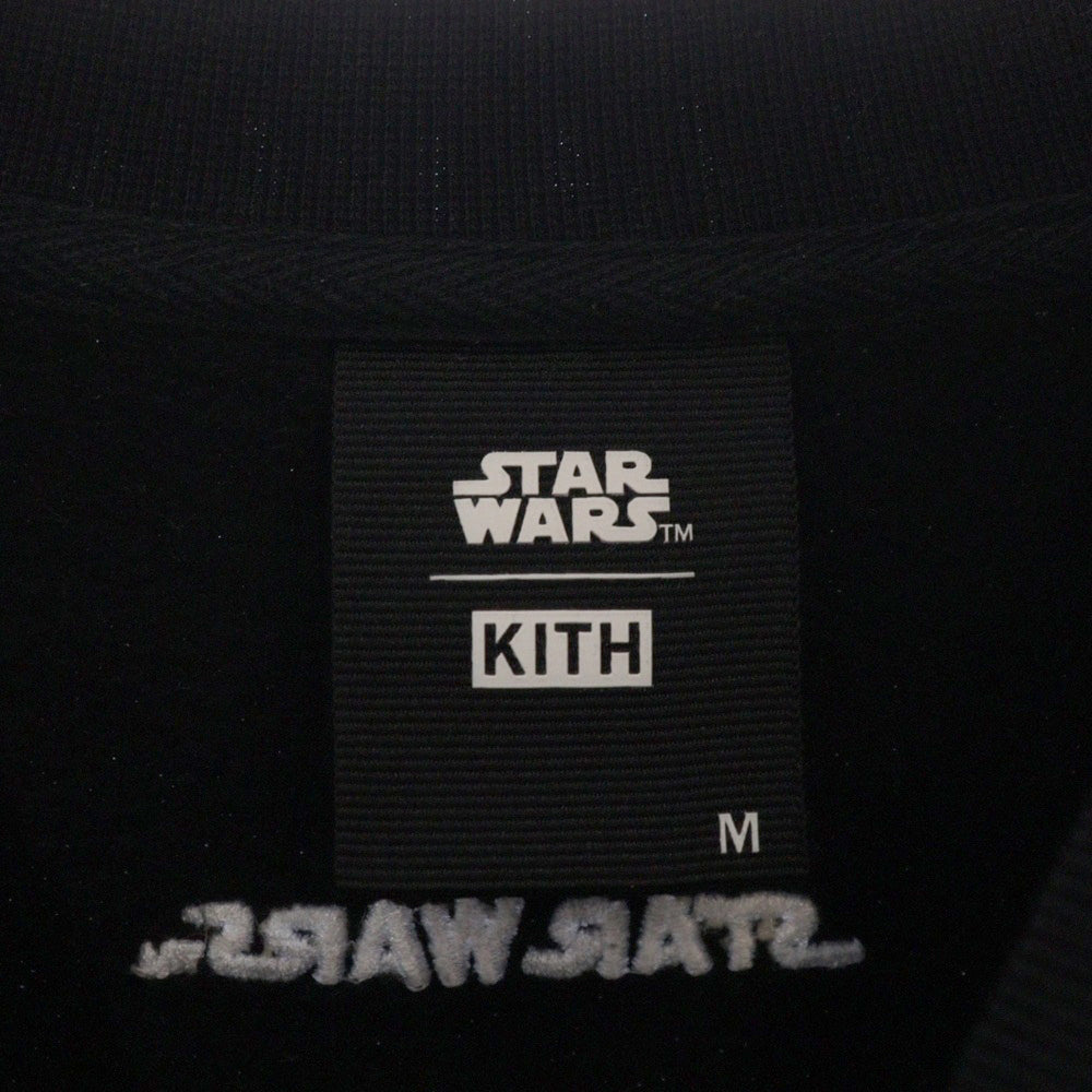 KITH(キス) ×STAR WARS VADER CREWNECK スターウォーズ クルーネックスウェットトレーナー ブラック KHM030211