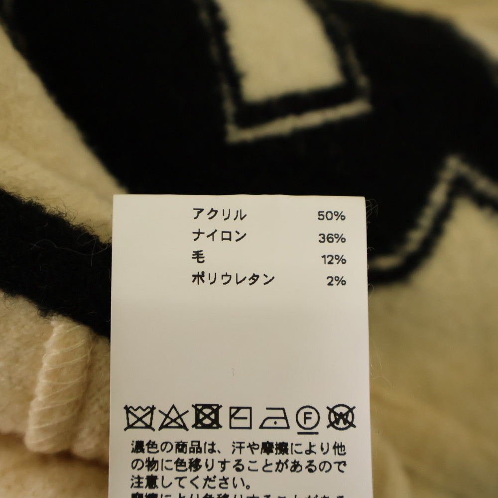 MAISON SPECIAL(メゾンスペシャル ) NUMBERING KNIT BODY SUIT ナンバリング ニット セーター ボディスーツ ベージュ/ブラック 21242365214