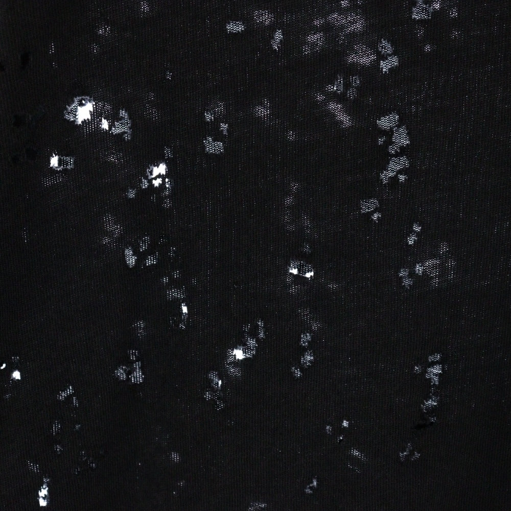 AMIRI(アミリ) 24SS MAロゴプリント ショットガン Tシャツ 半袖カットソー ブラック SRAMJYTE1002SMRBC00