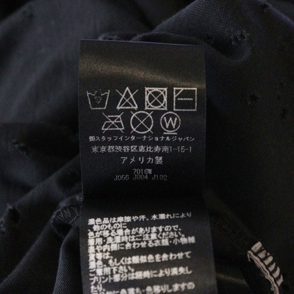 AMIRI(アミリ) 24SS MAロゴプリント ショットガン Tシャツ 半袖カットソー ブラック SRAMJYTE1002SMRBC00