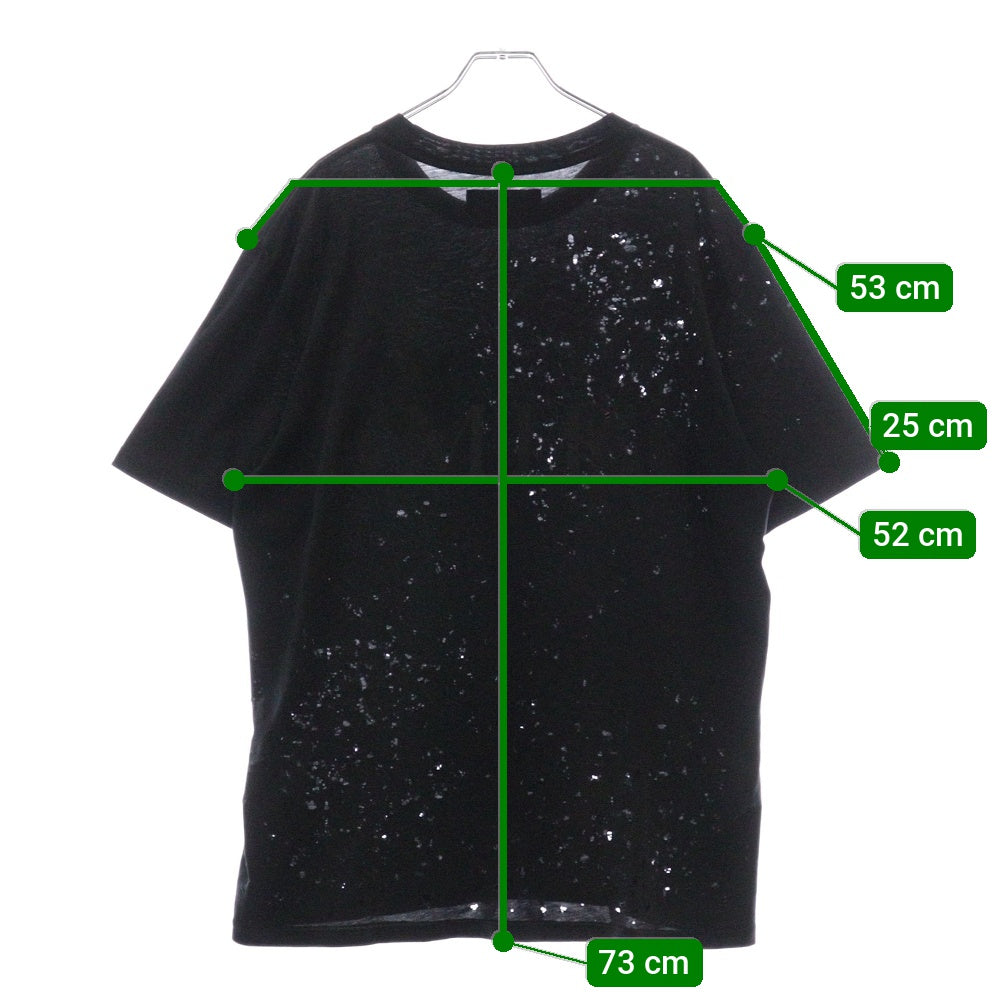 AMIRI(アミリ) 24SS MAロゴプリント ショットガン Tシャツ 半袖カットソー ブラック SRAMJYTE1002SMRBC00