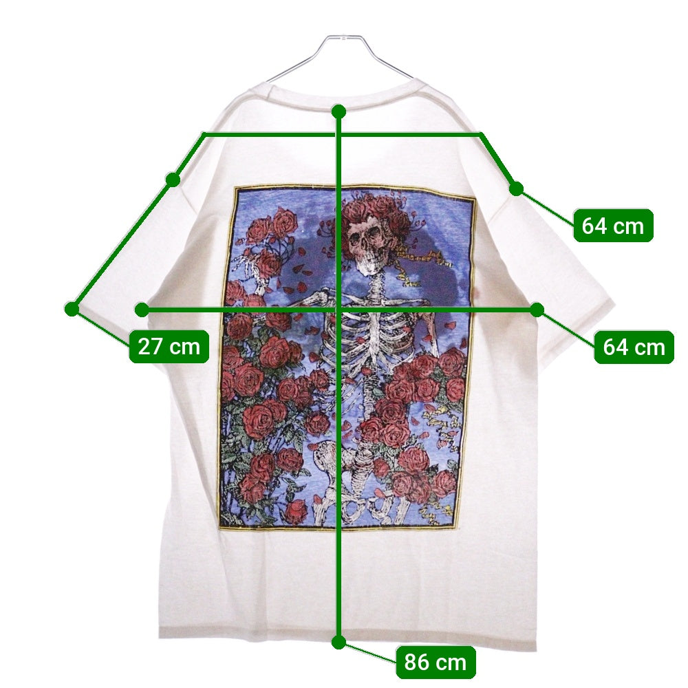 VINTAGE(ヴィンテージ) 90S VINTAGE GRATEFUL DEAD 25TH ヴィンテージ グレートフルデッド 25周年 両面プリント 半袖Tシャツ カットソー ホワイト