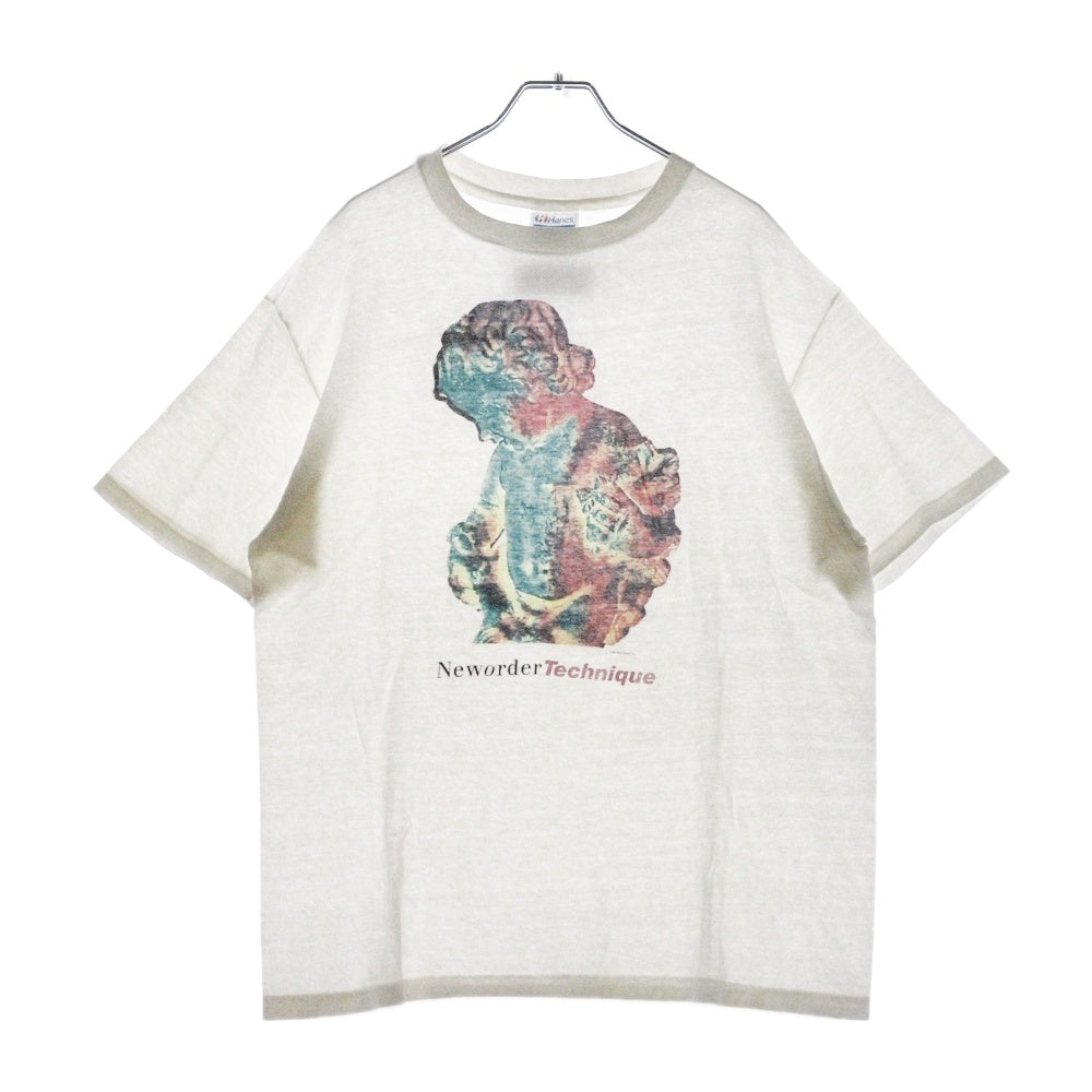 VINTAGE(ヴィンテージ) 80S VINTAGE NEWORDER TECHNIQUE ヴィンテージ ニューオーダーテクニーク 半袖Tシャツ カットソー ホワイト