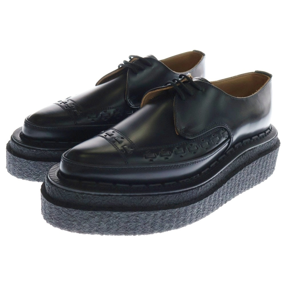 Sacai(サカイ) ×GEORGE COX ジョージコックス ラバーソール レザー ドレスシューズ ブラック 21-05764