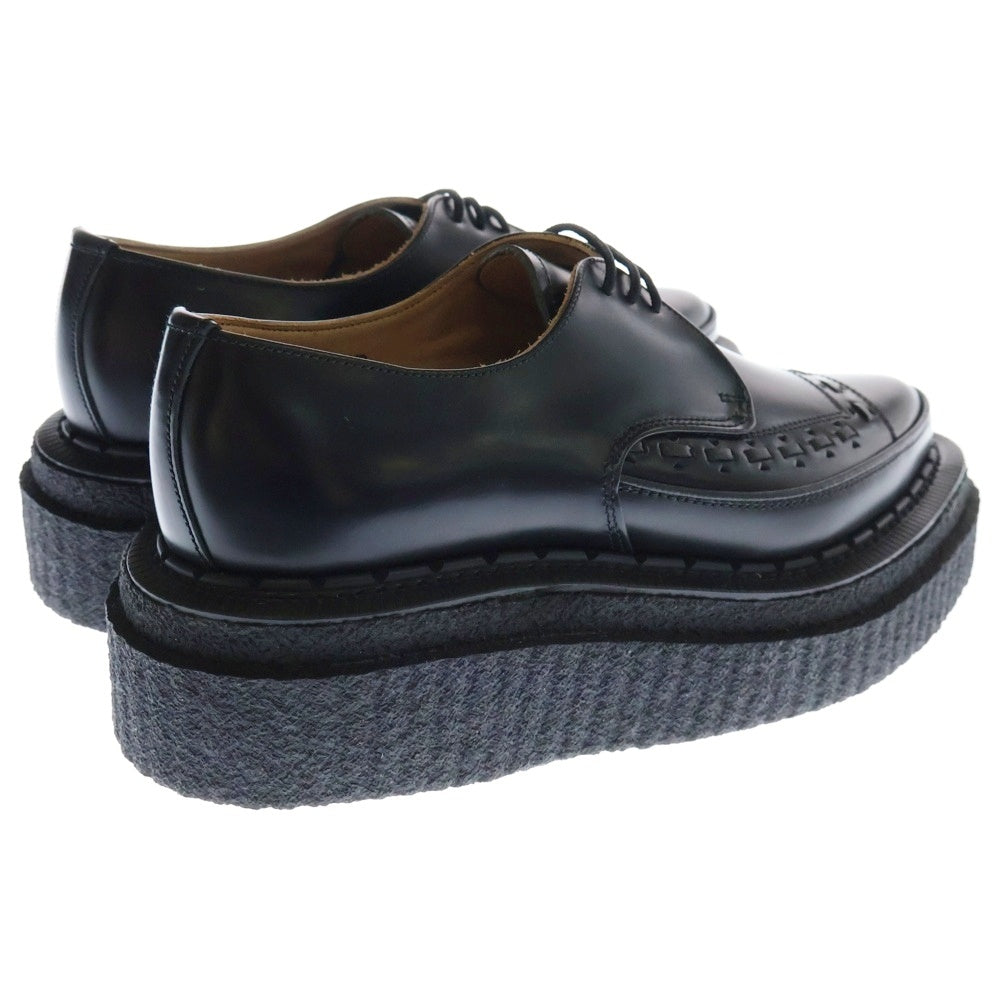 Sacai(サカイ) ×GEORGE COX ジョージコックス ラバーソール レザー ドレスシューズ ブラック 21-05764
