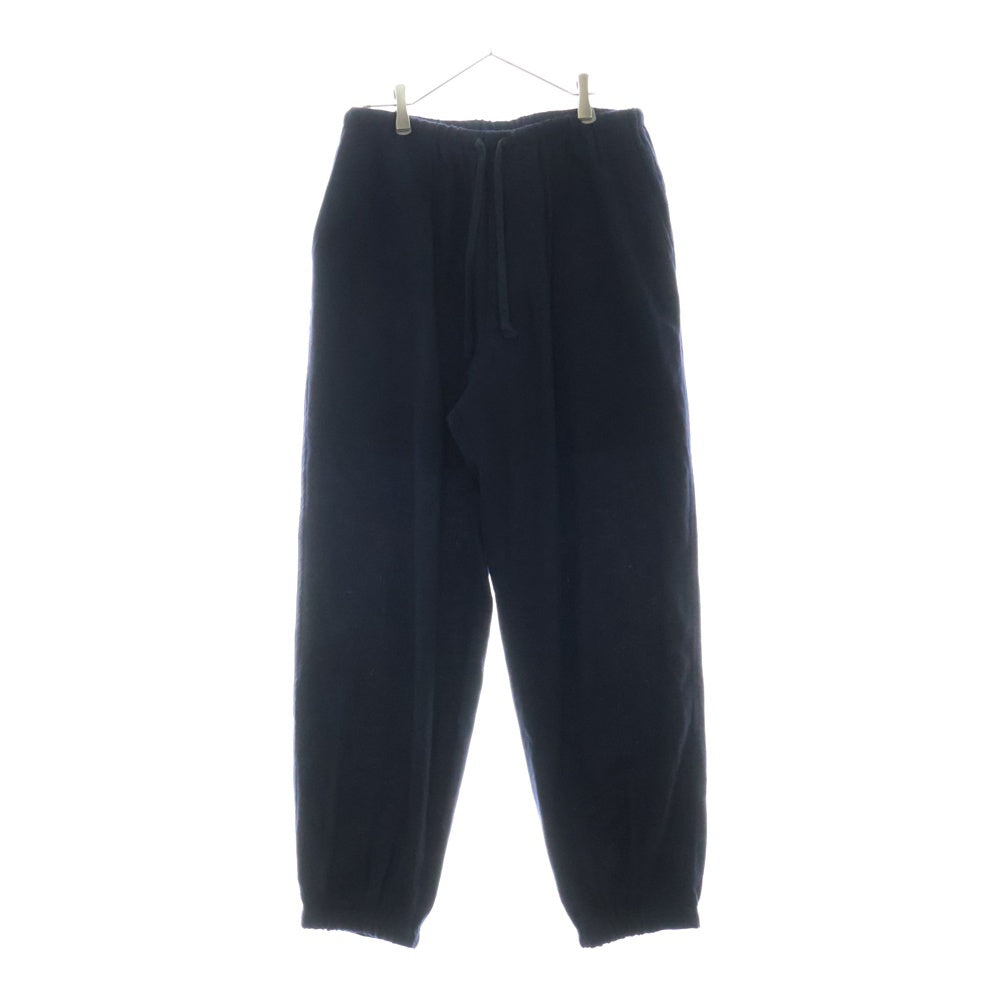 COMOLI(コモリ) 22AW ウールピエラ ドロー ストリング ロング パンツ W03-03007 ネイビー