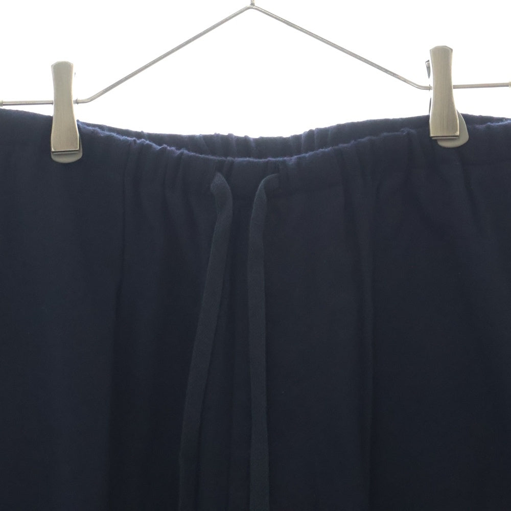COMOLI(コモリ) 22AW ウールピエラ ドロー ストリング ロング パンツ W03-03007 ネイビー