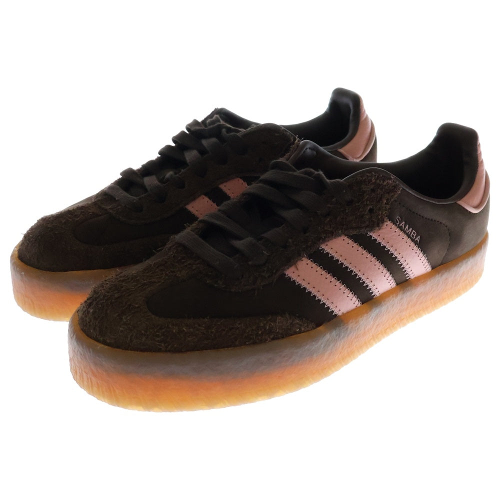 adidas Originals(アディダスオリジナルス) SAMBAE WMNS WONDER MAUVE GUM M2 DARK BROWN サンベイ ウィメンズ ワンダーモーブ ガムM2 ローカットスニーカー US6/23cm JI2744