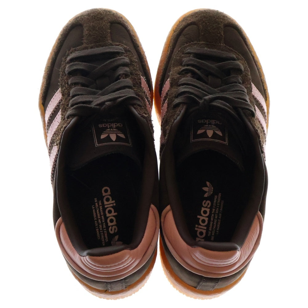 adidas Originals(アディダスオリジナルス) SAMBAE WMNS WONDER MAUVE GUM M2 DARK BROWN サンベイ ウィメンズ ワンダーモーブ ガムM2 ローカットスニーカー US6/23cm JI2744