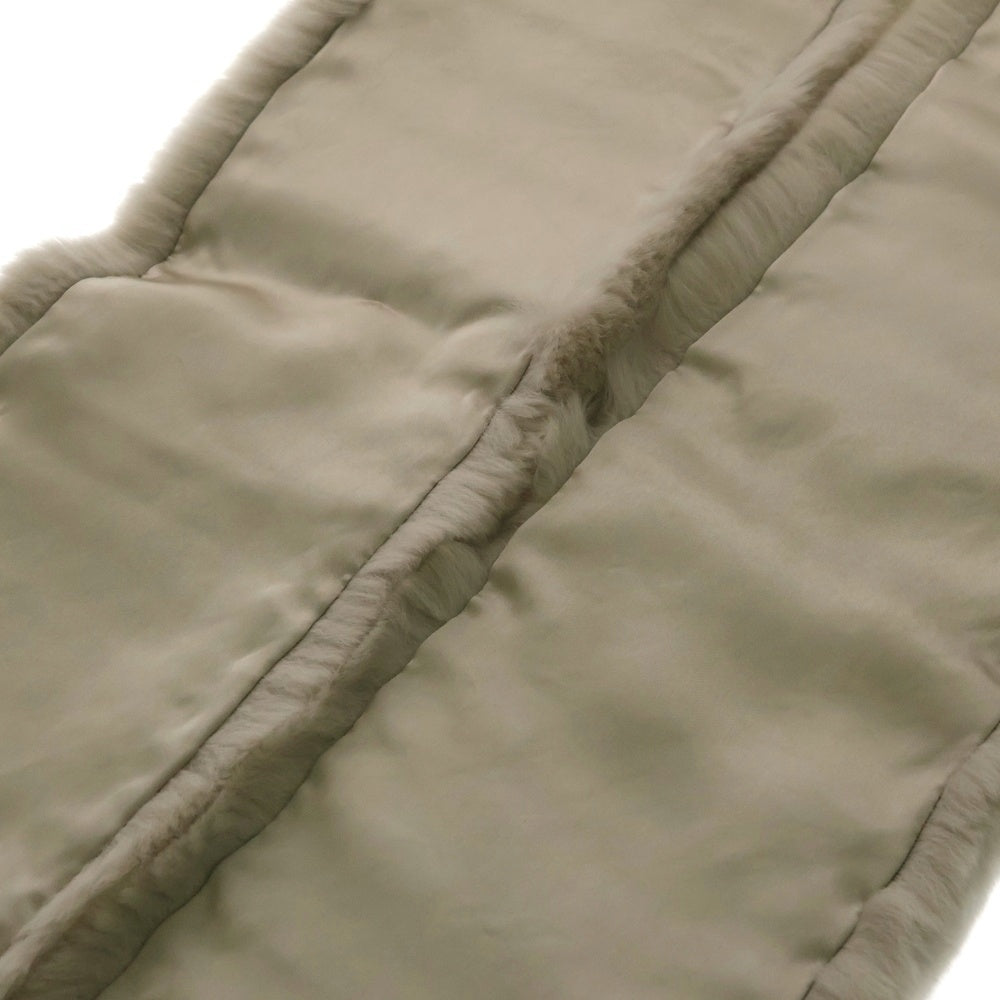 S MAX MARA(エス マックスマーラ) ビジュー付き ラパンマフラー ファースカーフ レディース ベージュ 958607966