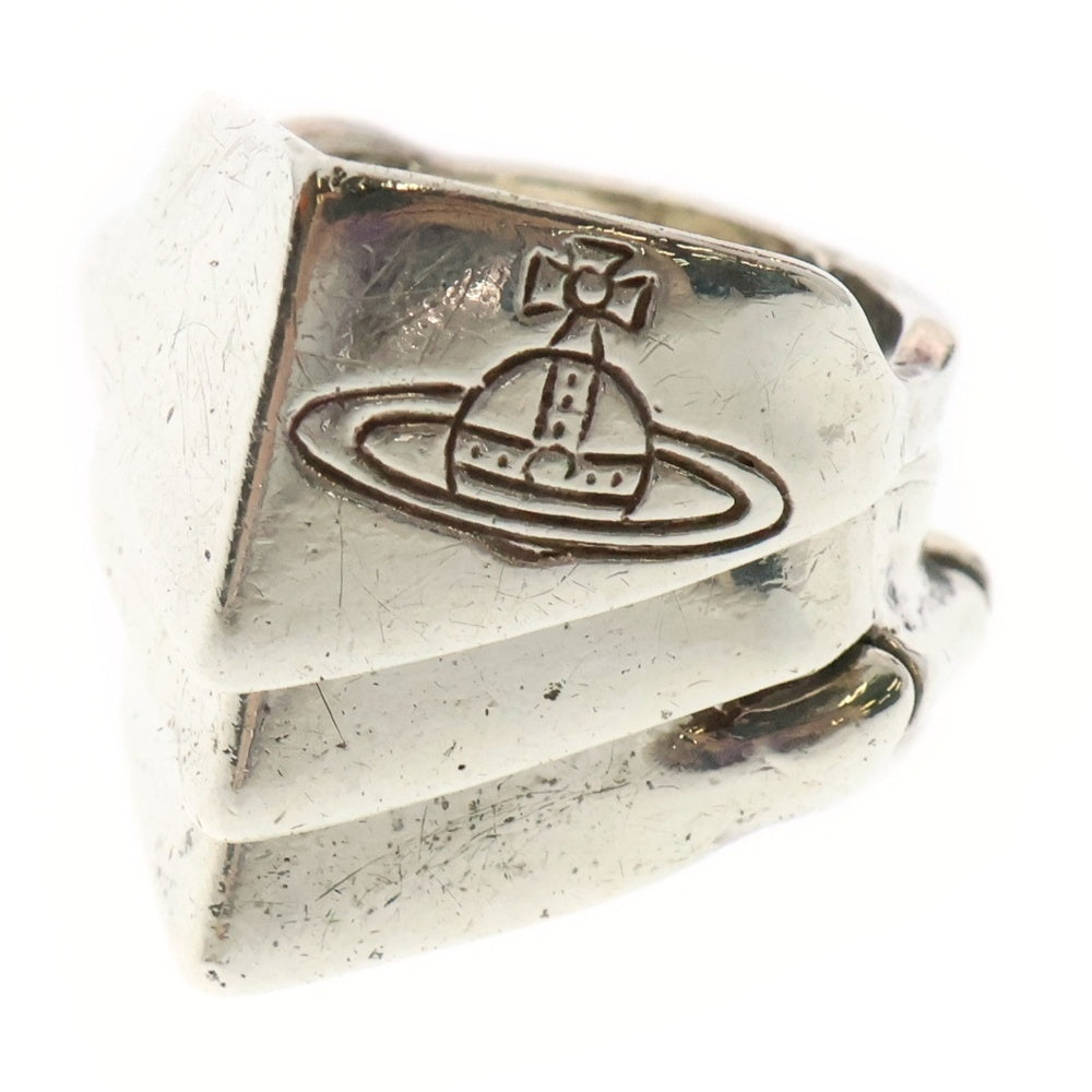 Vivienne Westwood(ヴィヴィアンウエストウッド) KNUCKLEDUSTER ナックルダスター オーブ アーマーリング シルバー