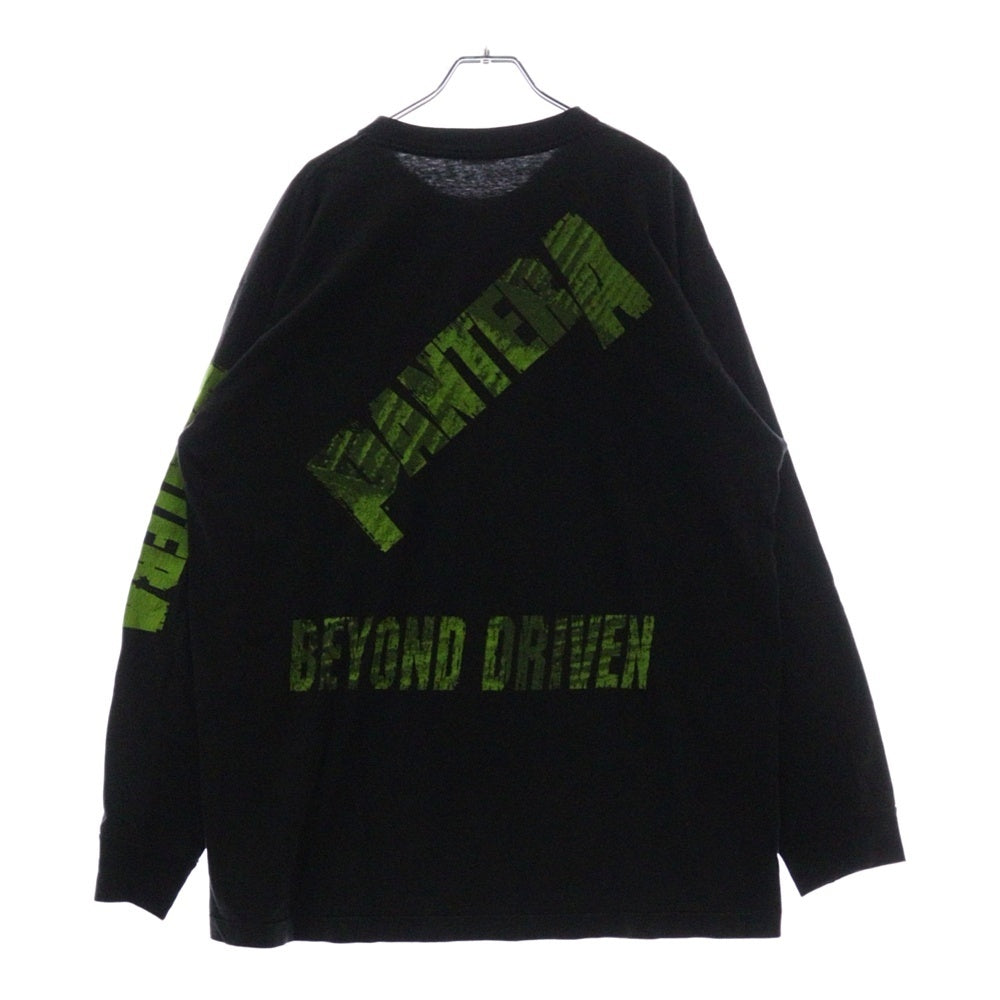 VINTAGE(ヴィンテージ) 90S VINTAGE PANTERA BEYOND DRIVEN ヴィンテージ パンテラ ビヨンド ドリブン 両面プリント ロングスリーブ 長袖Tシャツ カットソー ブラック