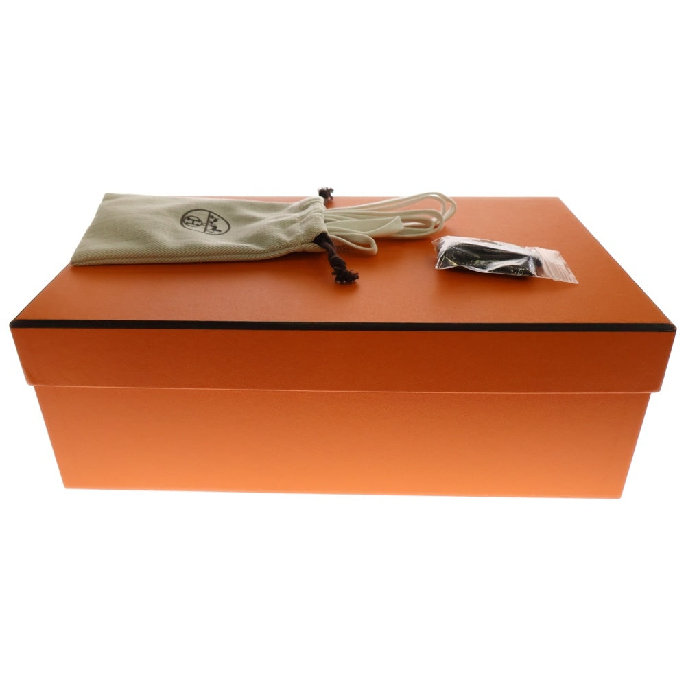 HERMES(エルメス) DAYDREAM デイドリーム ケリー シルバー金具 レザーハイカットスニーカー ブラック レディース