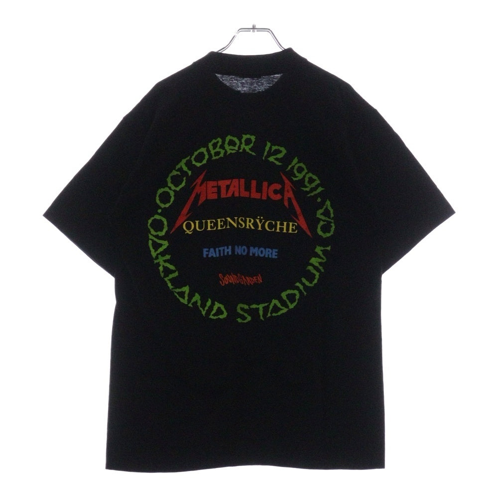 VINTAGE(ヴィンテージ) 90S VINTAGE METALLICA DAY ON THE GREEN TEE ヴィンテージ メタリカ デイオンザグリーン 両面プリント クルーネック 半袖Tシャツ カットソー ブラック