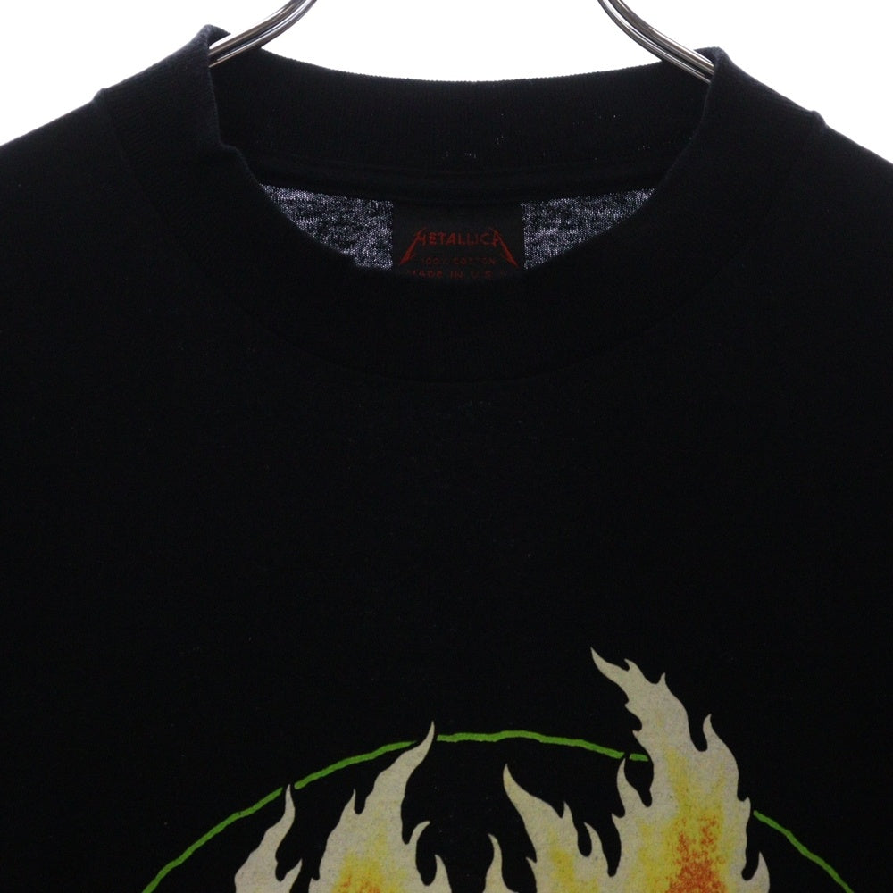 VINTAGE(ヴィンテージ) 90S VINTAGE METALLICA DAY ON THE GREEN TEE ヴィンテージ メタリカ デイオンザグリーン 両面プリント クルーネック 半袖Tシャツ カットソー ブラック