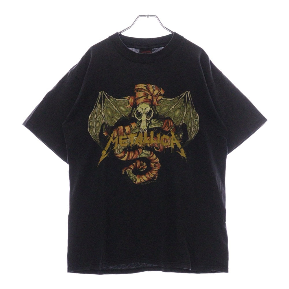 VINTAGE(ヴィンテージ) 90S VINTAGE METALLICA PUSHEAD WHEREVER I MAY ROAM TEE メタリカ パスヘッド ウェアエヴァー アイ メイ ロウム 両面プリント クルーネック 半袖Tシャツ