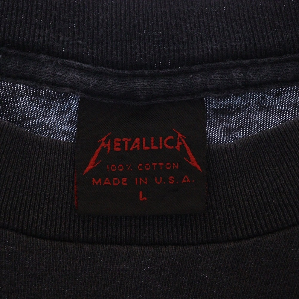 VINTAGE(ヴィンテージ) 90S VINTAGE METALLICA PUSHEAD WHEREVER I MAY ROAM TEE メタリカ パスヘッド ウェアエヴァー アイ メイ ロウム 両面プリント クルーネック 半袖Tシャツ
