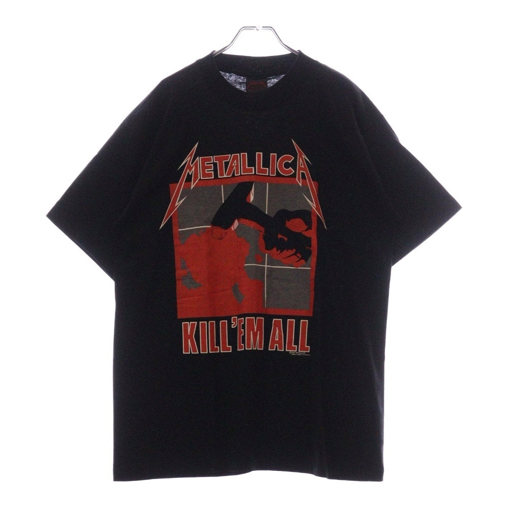 VINTAGE(ヴィンテージ) 90S VINTAGE METALLICA KILL'EM ALL TEE TENNESSEE RIVER ヴィンテージ メタリカ 両面プリント クルーネック 半袖Tシャツ カットソー ブラック