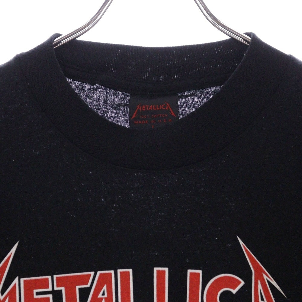 VINTAGE(ヴィンテージ) 90S VINTAGE METALLICA KILL'EM ALL TEE TENNESSEE RIVER ヴィンテージ メタリカ 両面プリント クルーネック 半袖Tシャツ カットソー ブラック