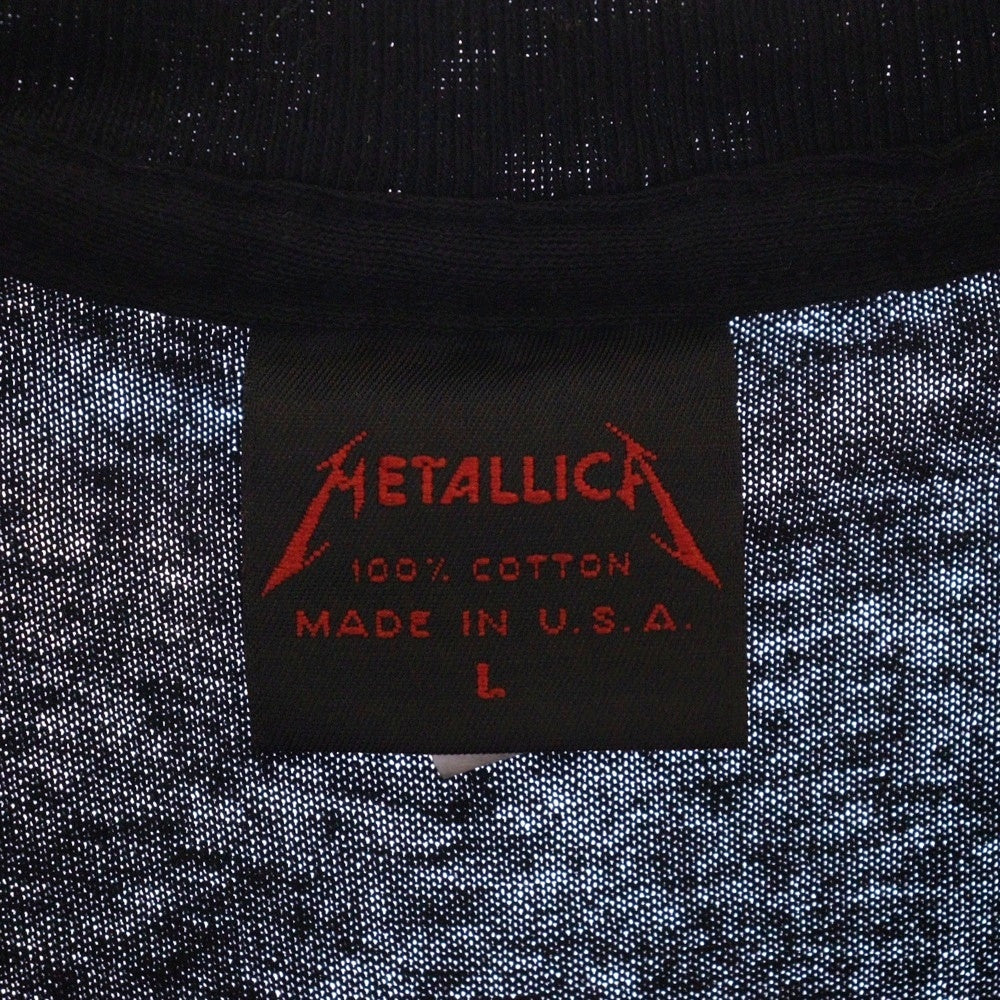 VINTAGE(ヴィンテージ) 90S VINTAGE METALLICA KILL'EM ALL TEE TENNESSEE RIVER ヴィンテージ メタリカ 両面プリント クルーネック 半袖Tシャツ カットソー ブラック