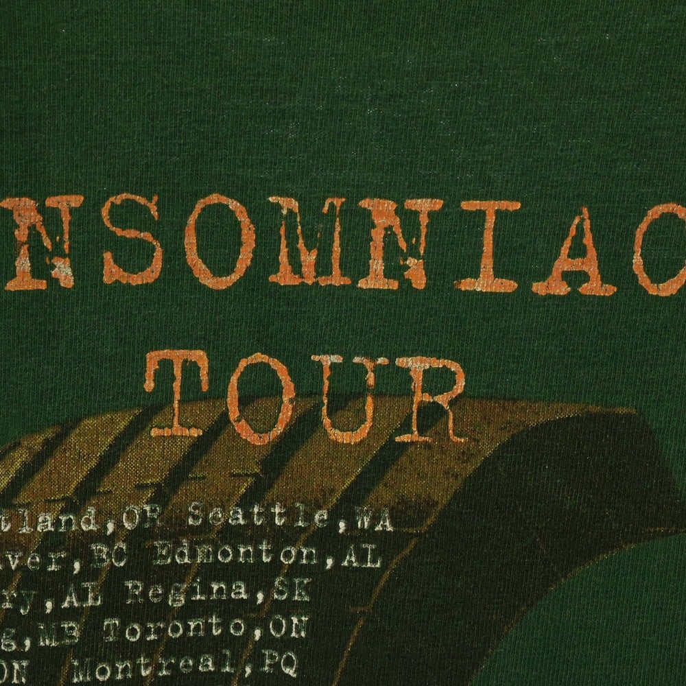VINTAGE(ヴィンテージ) 90s VINTAGE GREEN DAY INSOMNIAC TEE ヴィンテージ グリーンデイ 両面プリント クルーネック 半袖Tシャツ カットソー グリーン