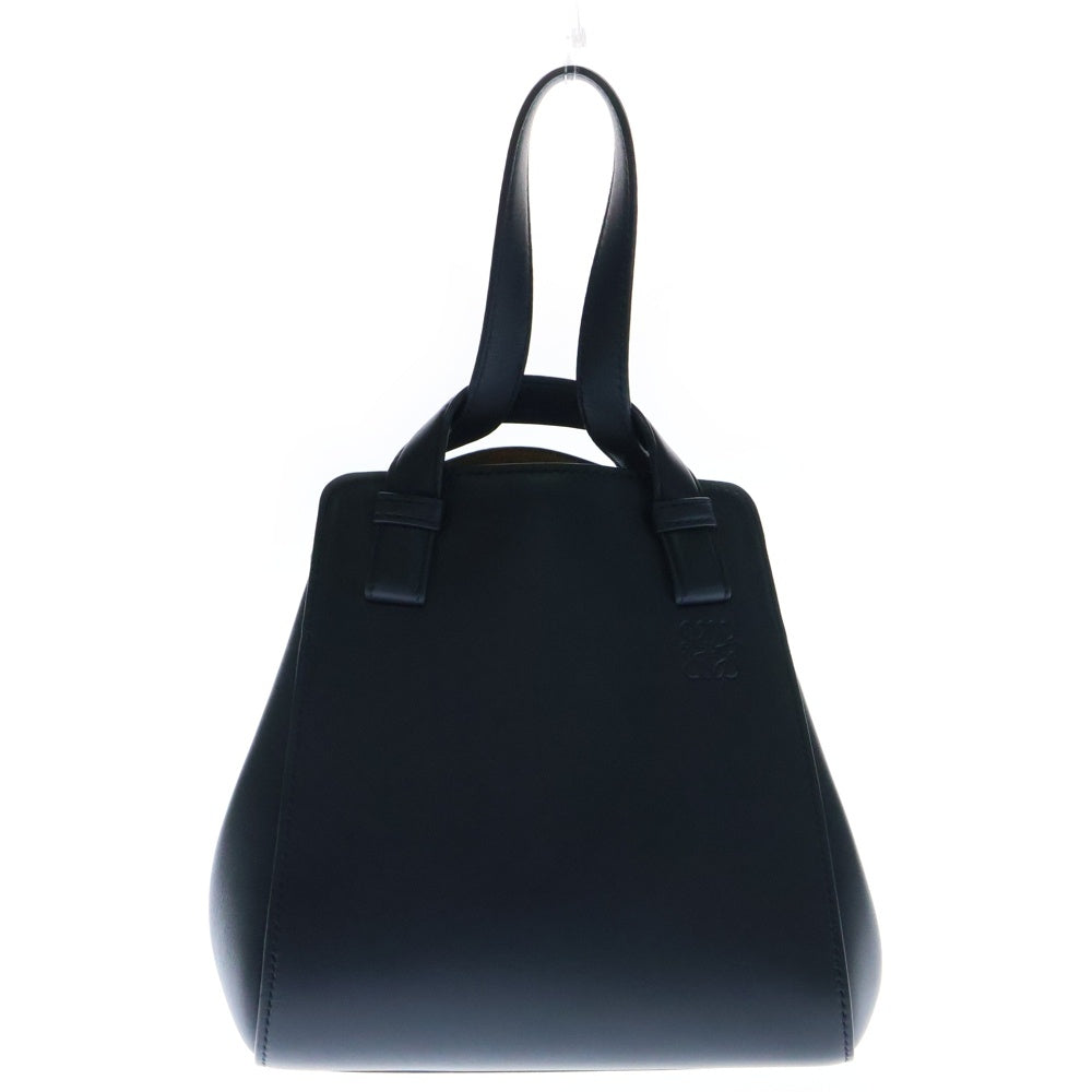 LOEWE(ロエベ) ハンモックナゲット 2Way レザー ショルダー ハンドバッグ レディース ネイビー