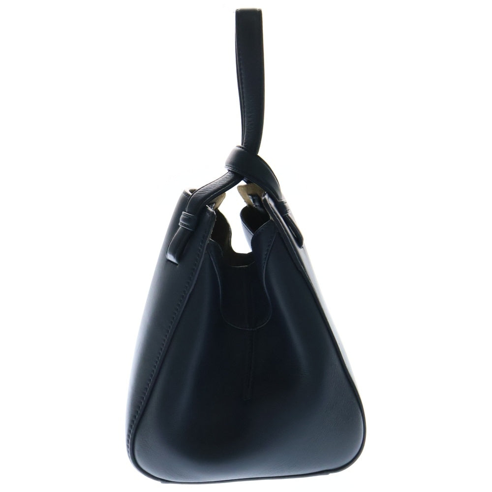 LOEWE(ロエベ) ハンモックナゲット 2Way レザー ショルダー ハンドバッグ レディース ネイビー