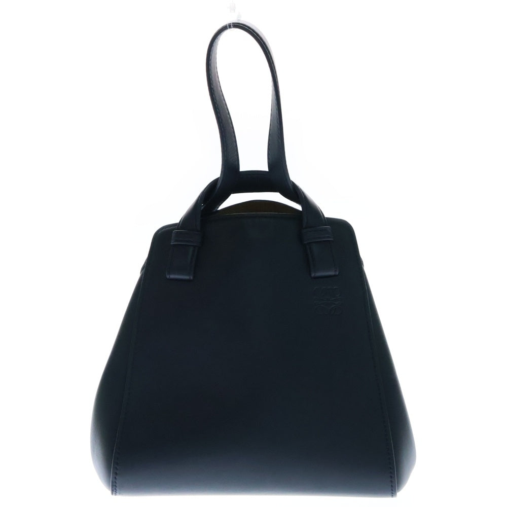 LOEWE(ロエベ) ハンモックナゲット 2Way レザー ショルダー ハンドバッグ レディース ネイビー