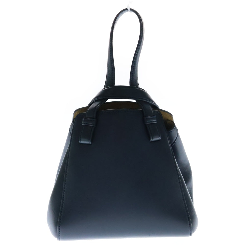 LOEWE(ロエベ) ハンモックナゲット 2Way レザー ショルダー ハンドバッグ レディース ネイビー
