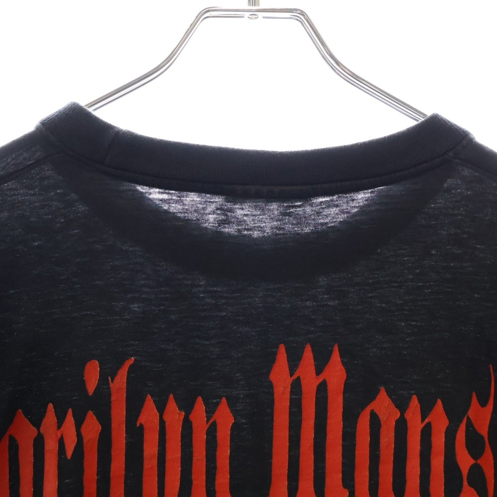 VINTAGE(ヴィンテージ) 90S VINTAGE MARILYN MANSON FACE TEE BOOTLEG ヴィンテージ ブートレグ マリリンマンソン フェイス 両面プリント クルーネック 半袖Tシャツ カットソー