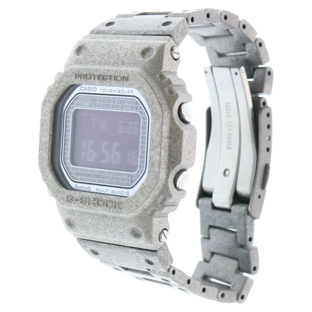 CASIO G-SHOCK(カシオ ジーショック) RECRYSTALLIZED リクリスタライズド 40周年記念 フルメタル デジタル ソーラー 腕時計 シルバー GMW-B5000PS-9SR